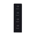 4 Drawer Vertical Letter File Cabinet in Black O21004