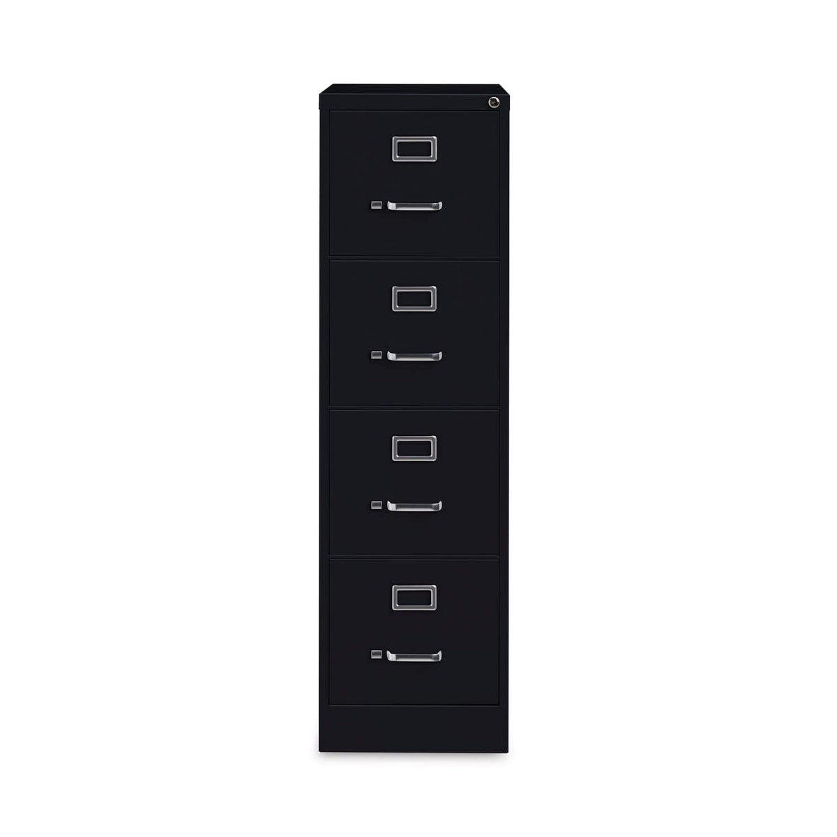 4 Drawer Vertical Letter File Cabinet in Black O21004