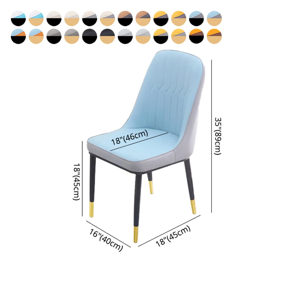 Upholstered Dining Chair Set of 2 Black W248