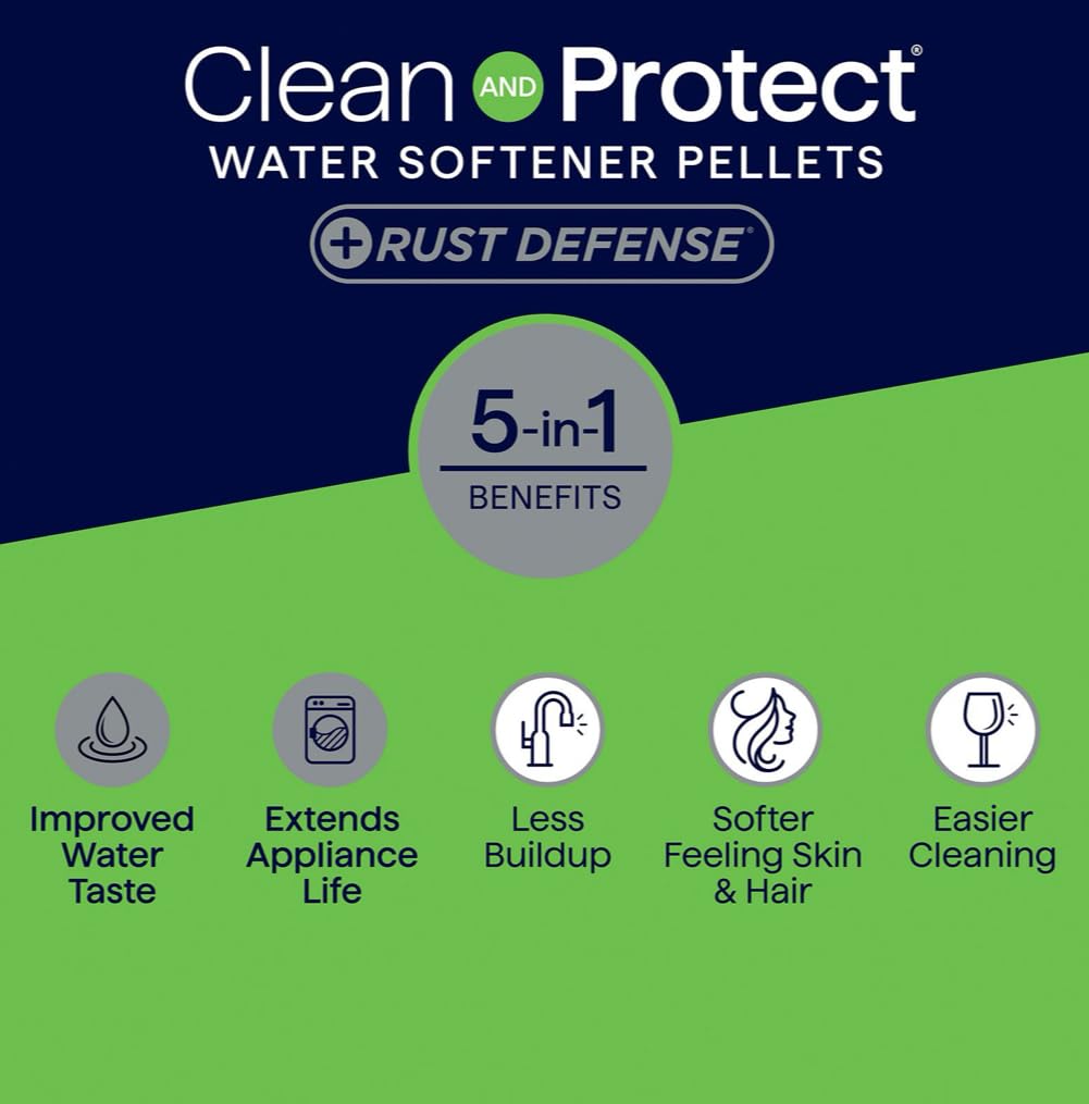 Water Softener Salt Pellets 40 lb D460424
