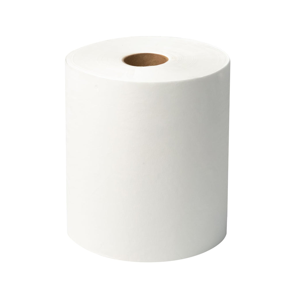 White 1-Ply Hardwound Paper Towels, 6 Rolls T14789