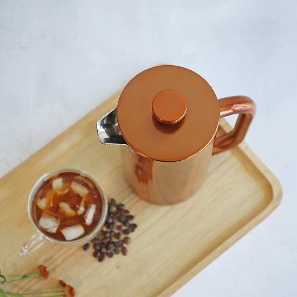 8 Cup Double Wall Insulated Stainless Steel French Coffee Press U573180