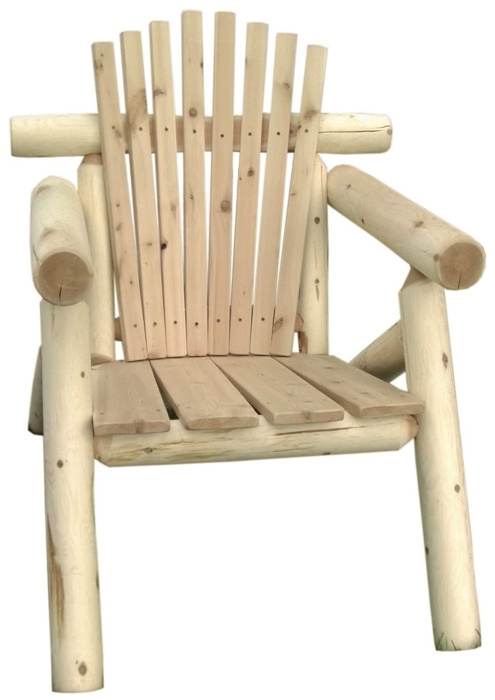 White Cedar Log Adirondack Chair E53707