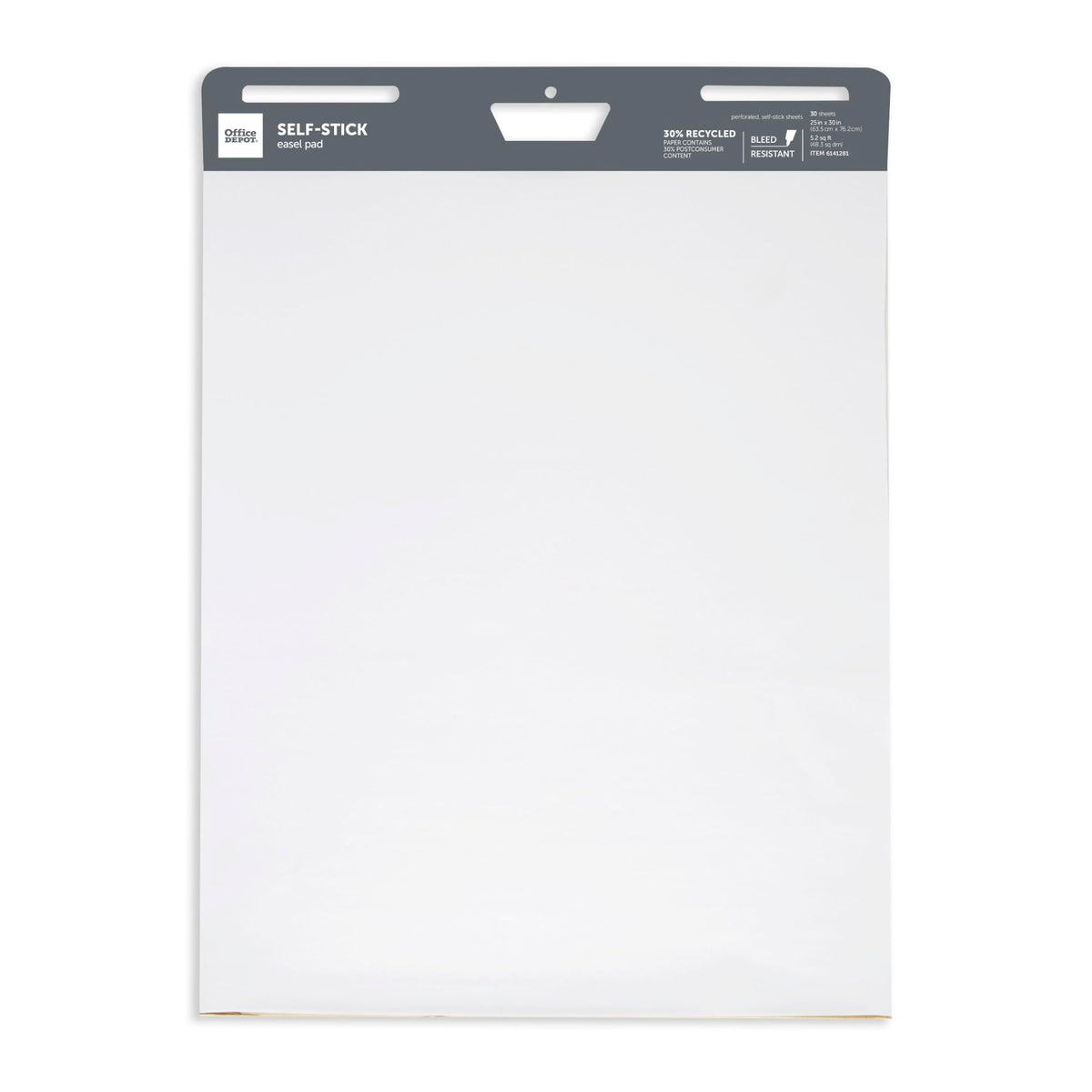 Self-Stick Easel Pad, 25" x 30", 30 Sheets, 30% Recycled, White P714