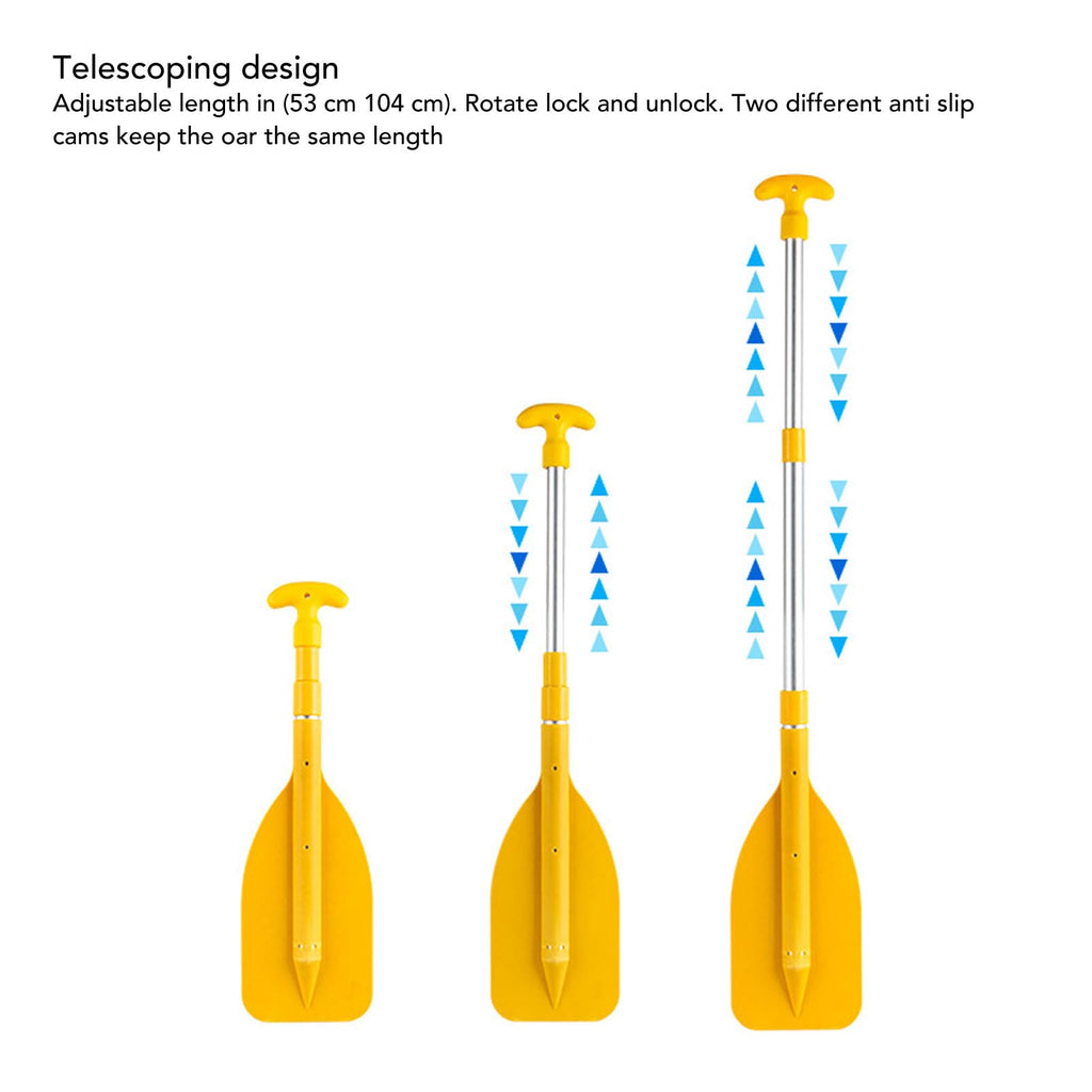 2Pcs Telescopic Adjustable Canoe Paddles V588389