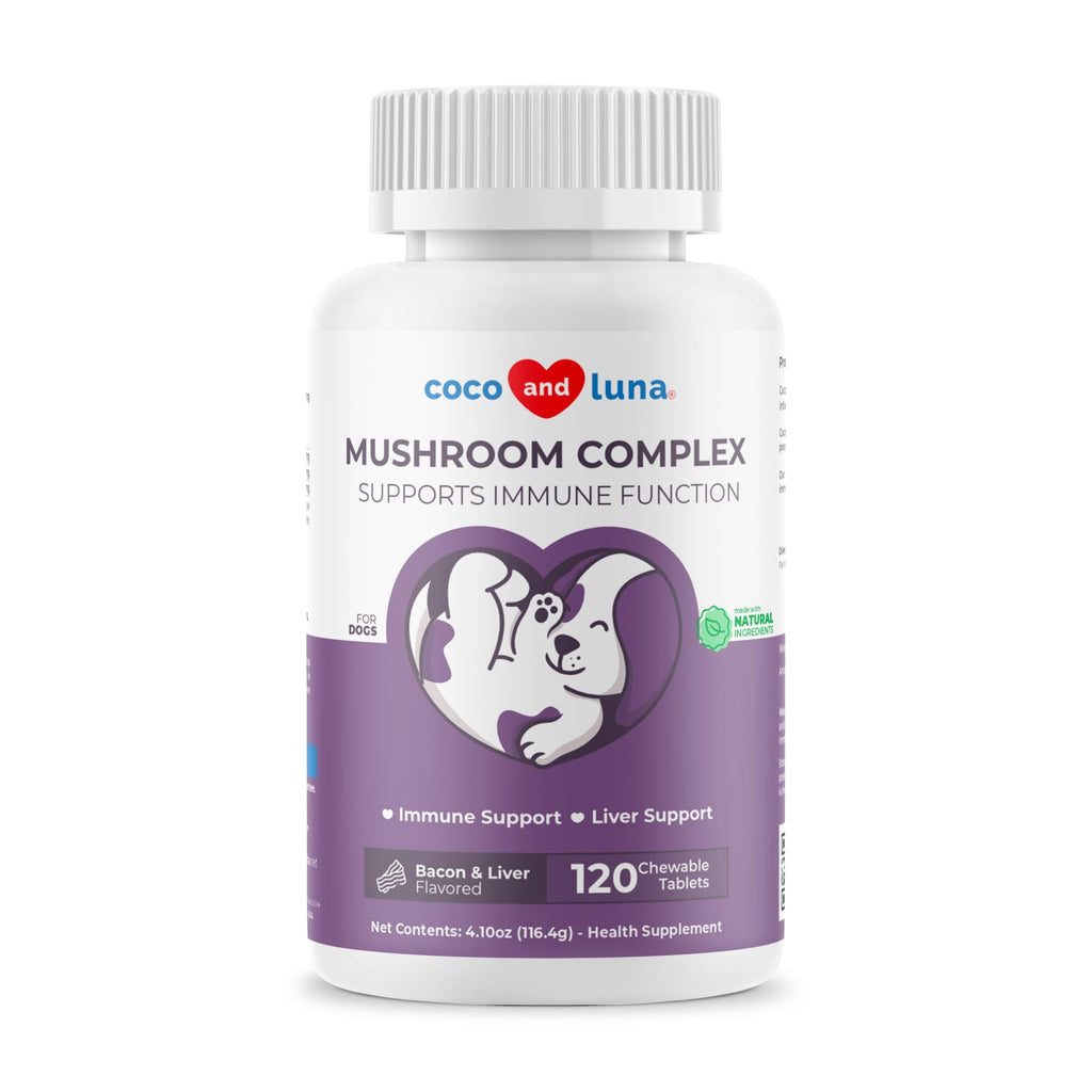 Turkey Tail Mushroom Supplement for Dogs, 120 ct V69605