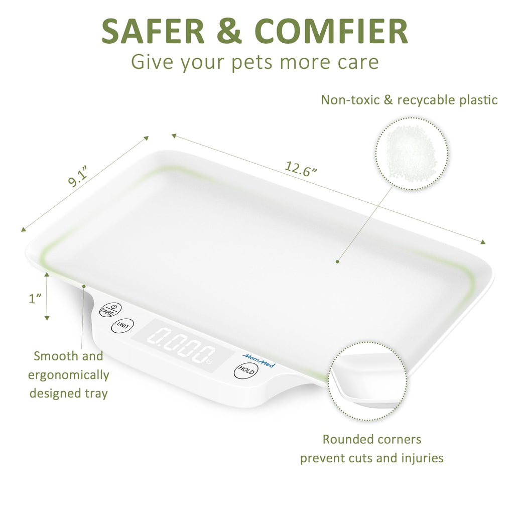 Portable Digital Pet Scale with Hold & Tare Function X4080