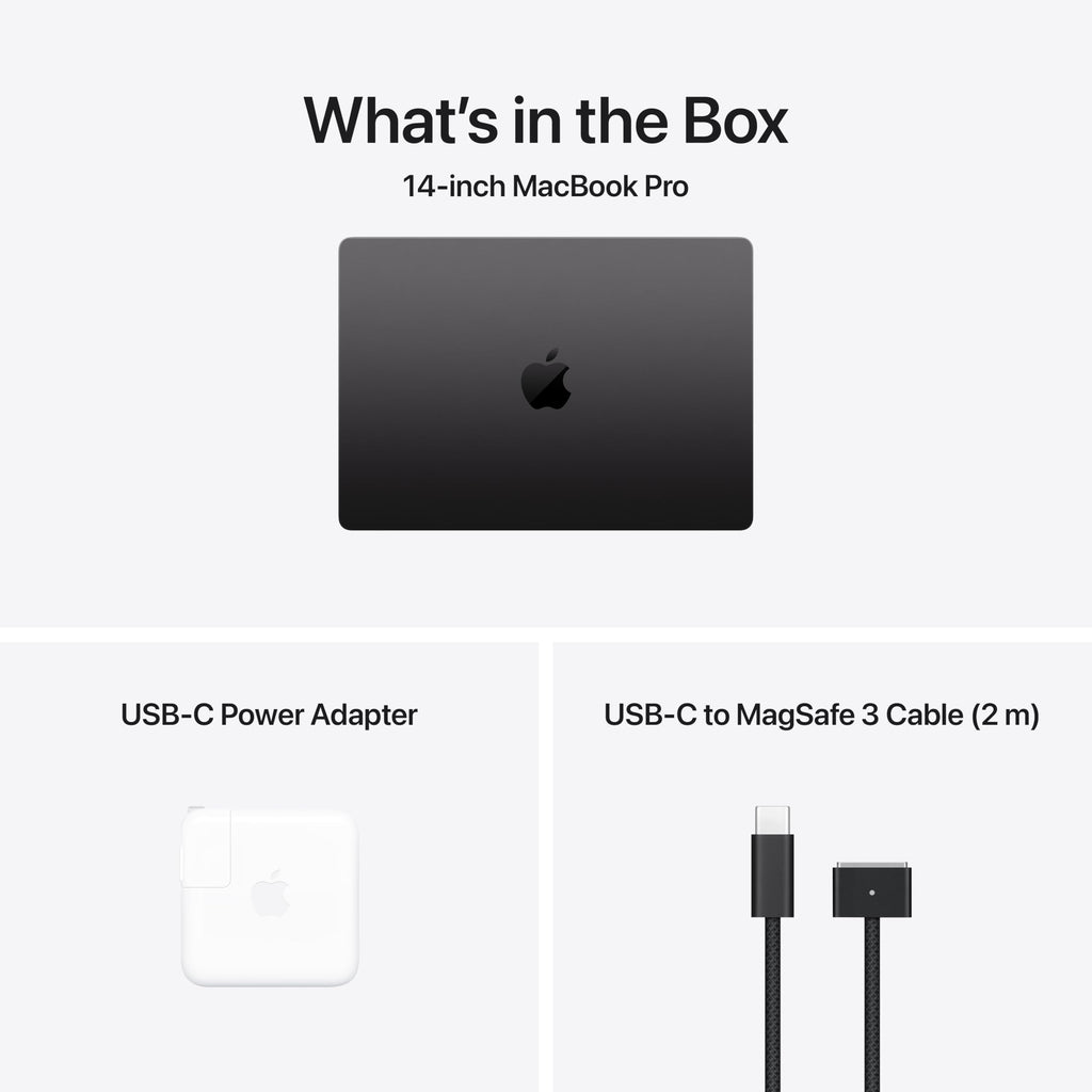 2025 MacBook Pro Laptop with M5 chip, 14.2-inch Liquid Retina XDR Display, 16GB Unified Memory, 512GB SSD Storage, Space Black D7124