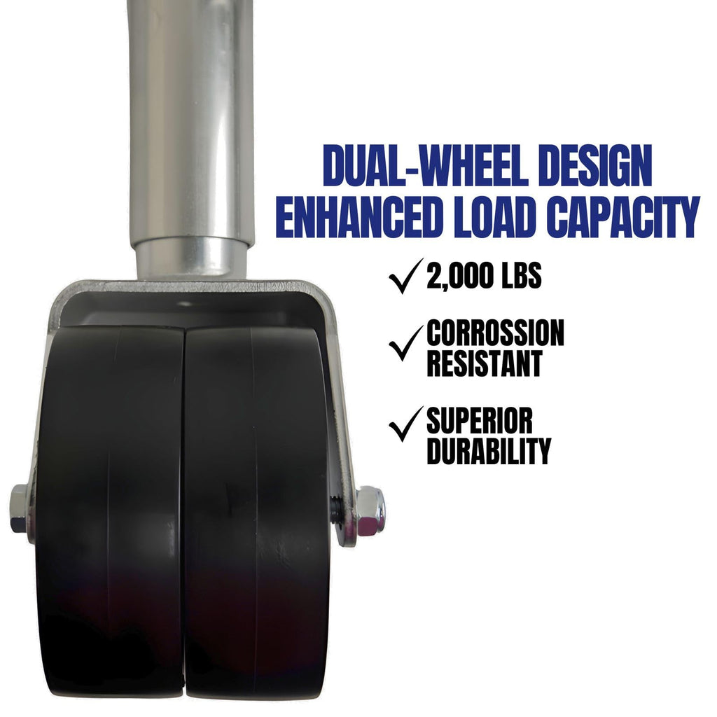 2000lbs Trailer Jack with Double Wheel Y284
