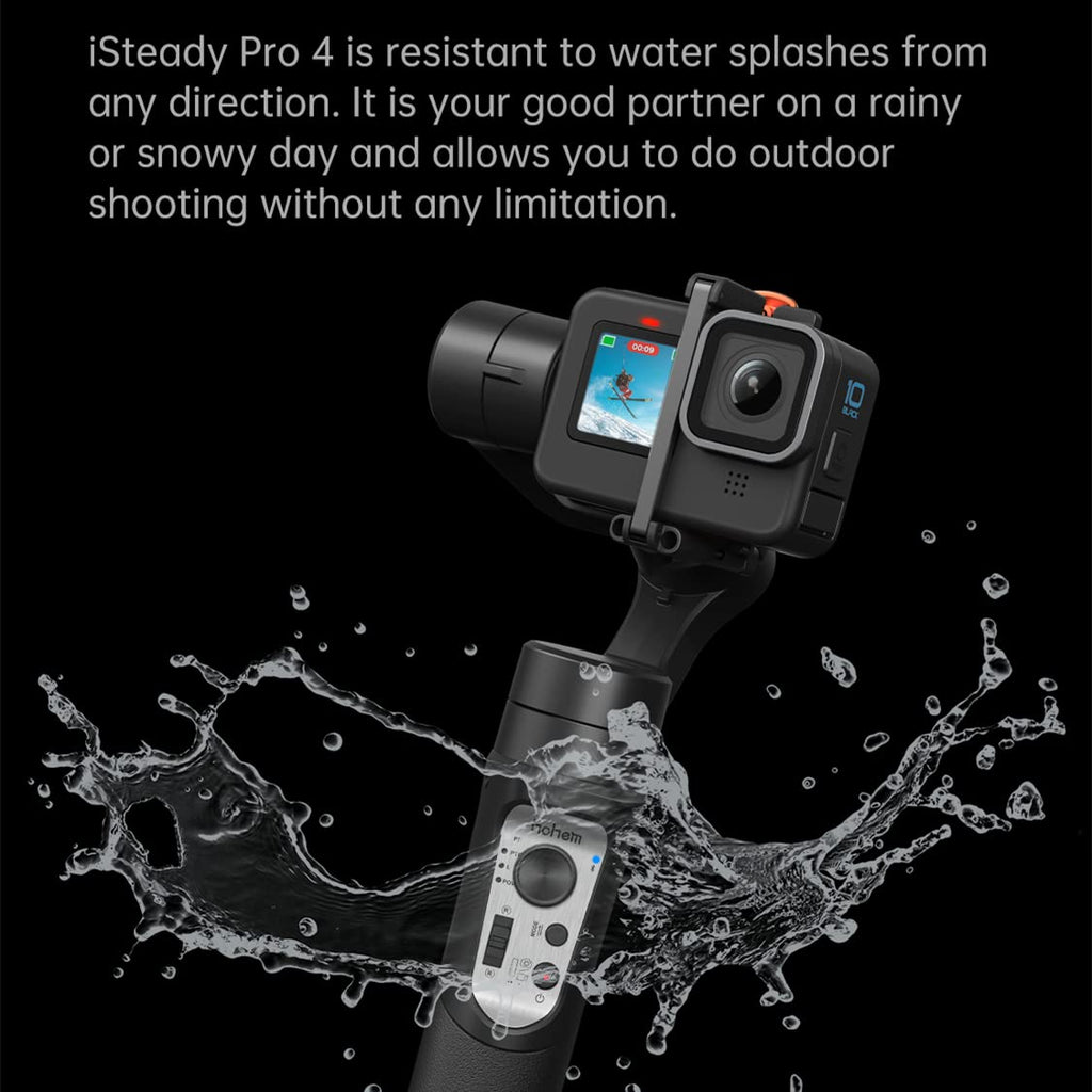 Action Camera Gimbal 3-Axis Splashproof Stabilizer X132