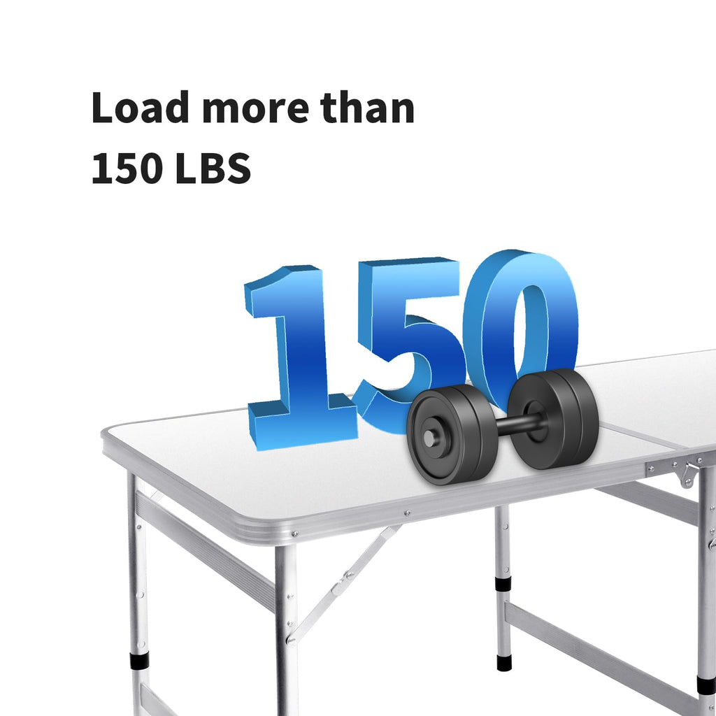 6FT Adjustable Folding Camping Table H960