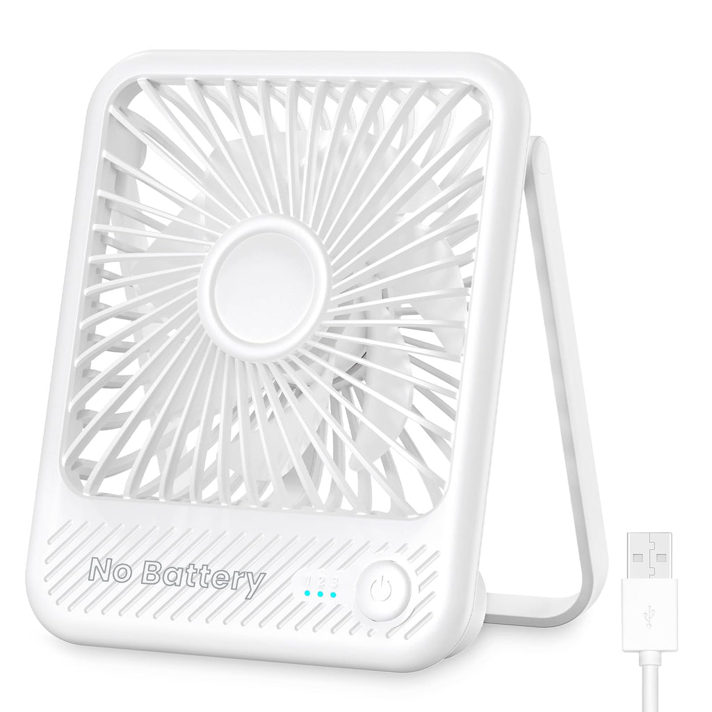 White USB Desk Fan U95599