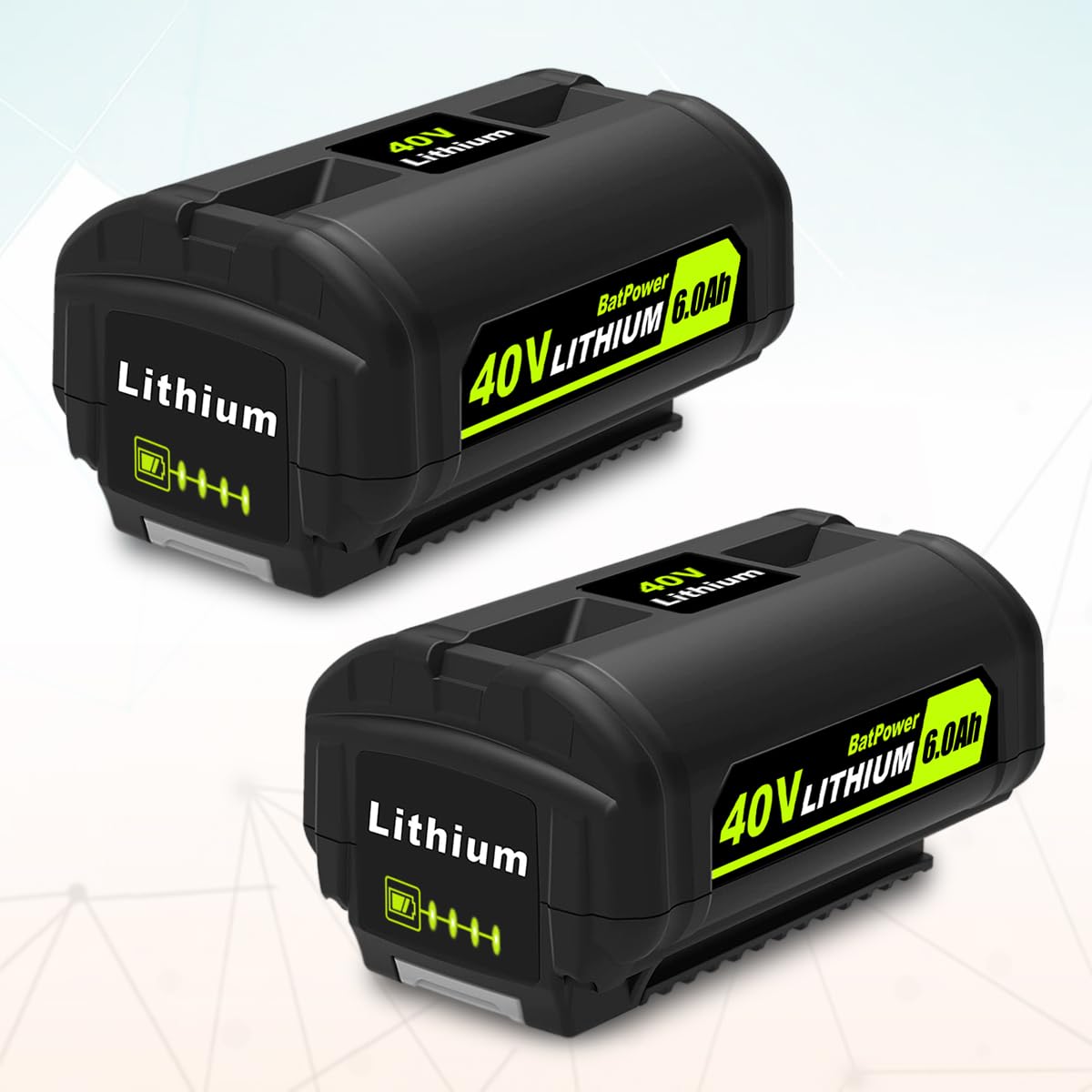 2-Pack 40V Lithium-Ion Battery and Charger Starter Kit Z921
