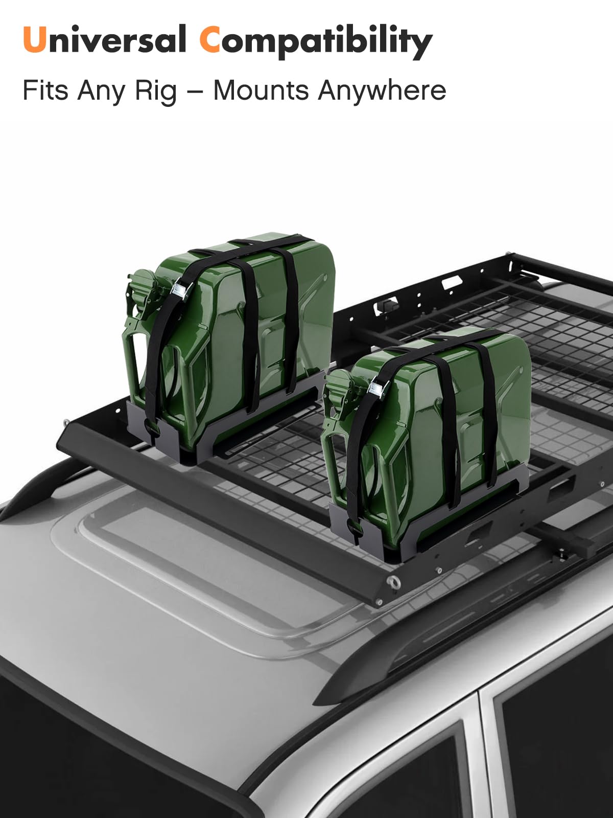 Heavy-Duty Jerry Can Holder with Webbed Strap H591287