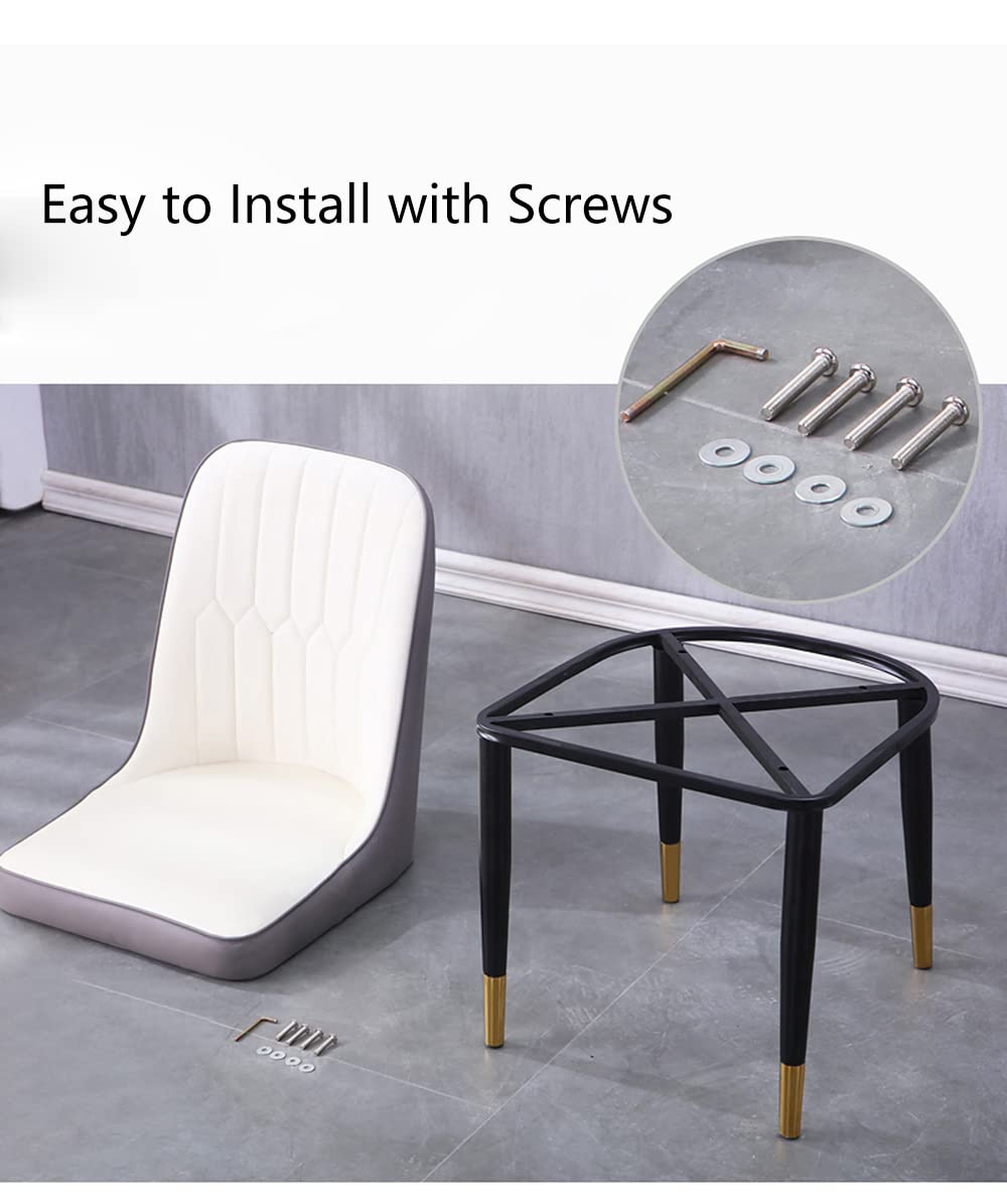 Upholstered Dining Chair Set of 2 Black W248