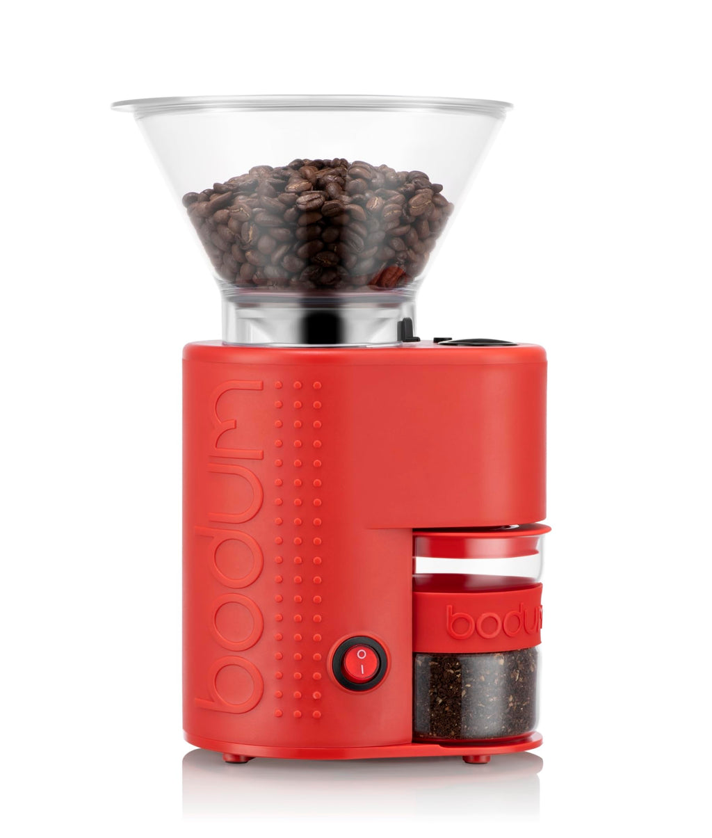 Electric Conical Burr Coffee Grinder, 12 Grind Settings, Red I987