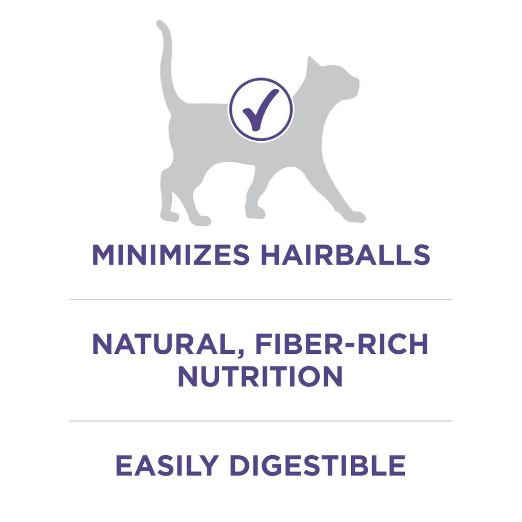 Natural Hairball Control Dry Cat Food, 7 lb Bag V114311