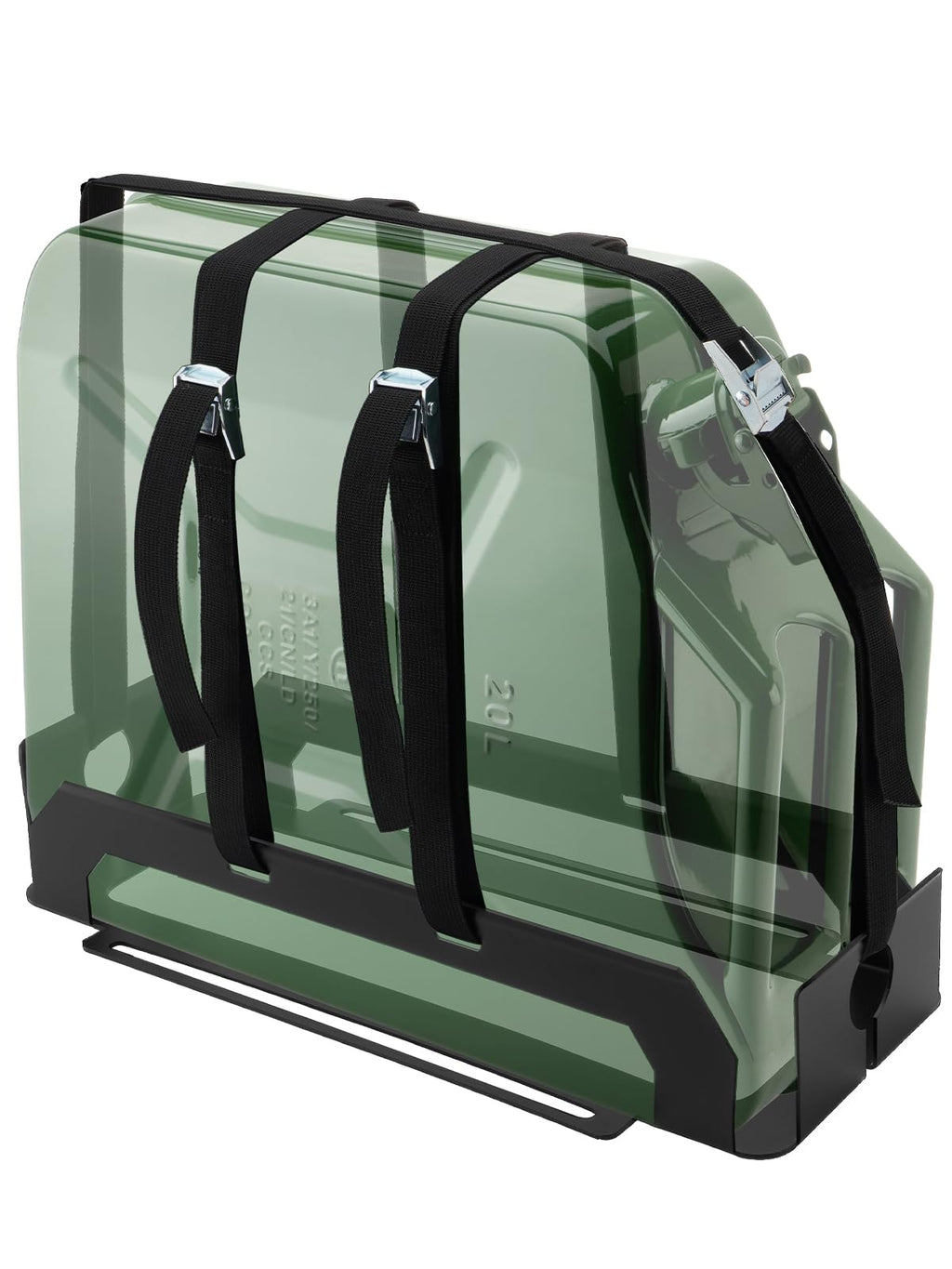 Heavy-Duty Jerry Can Holder with Webbed Strap H591287