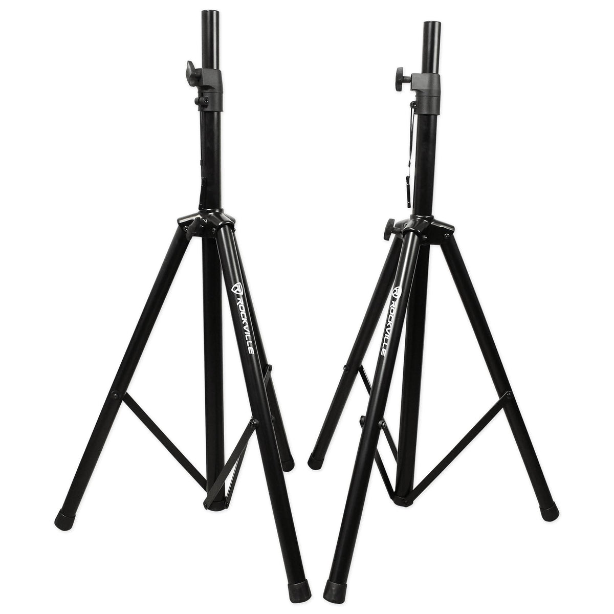Adjustable Speaker Light Stands Pair with XLR Cables Z354308