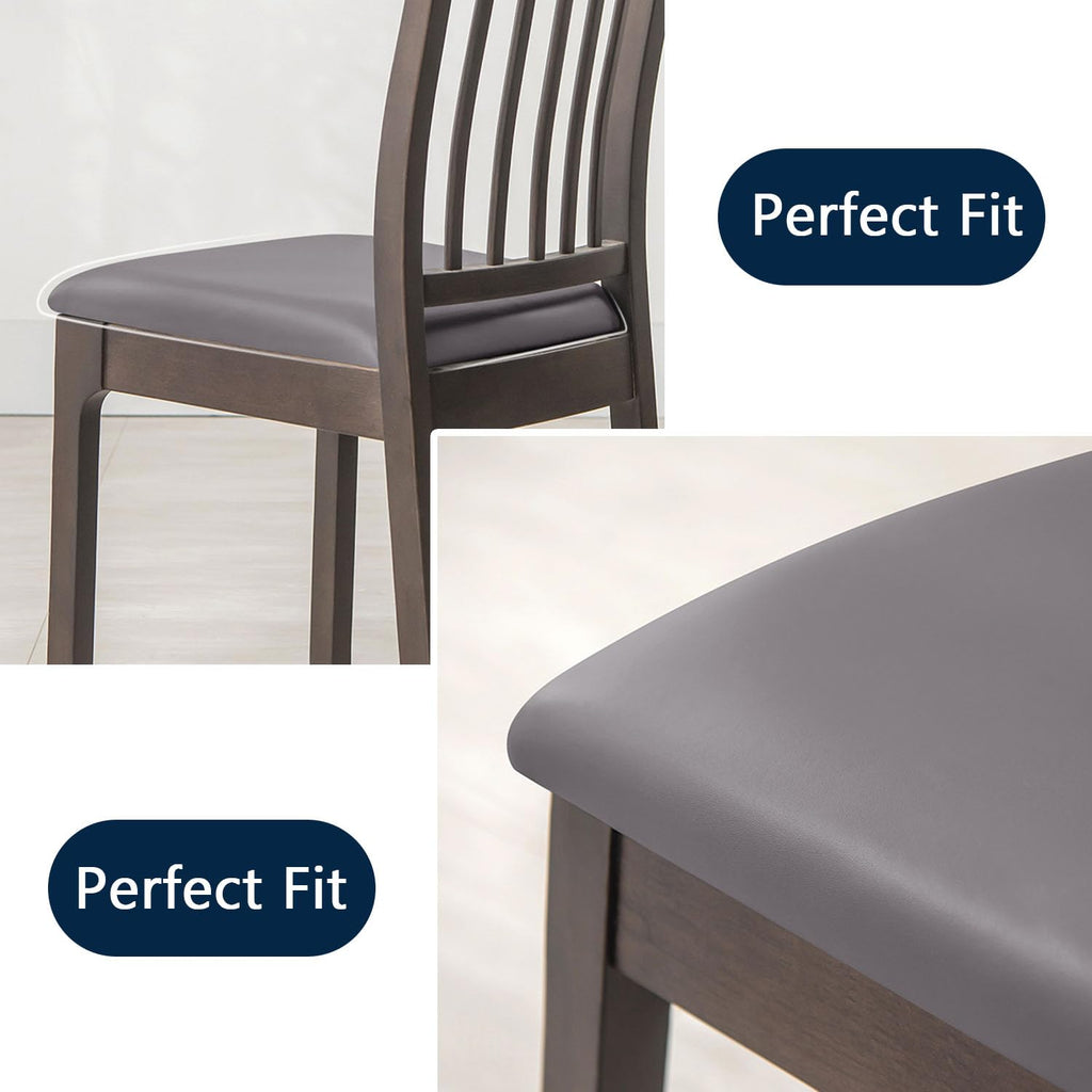 Waterproof PU Leather Chair Seat Covers Set of 6 S1538