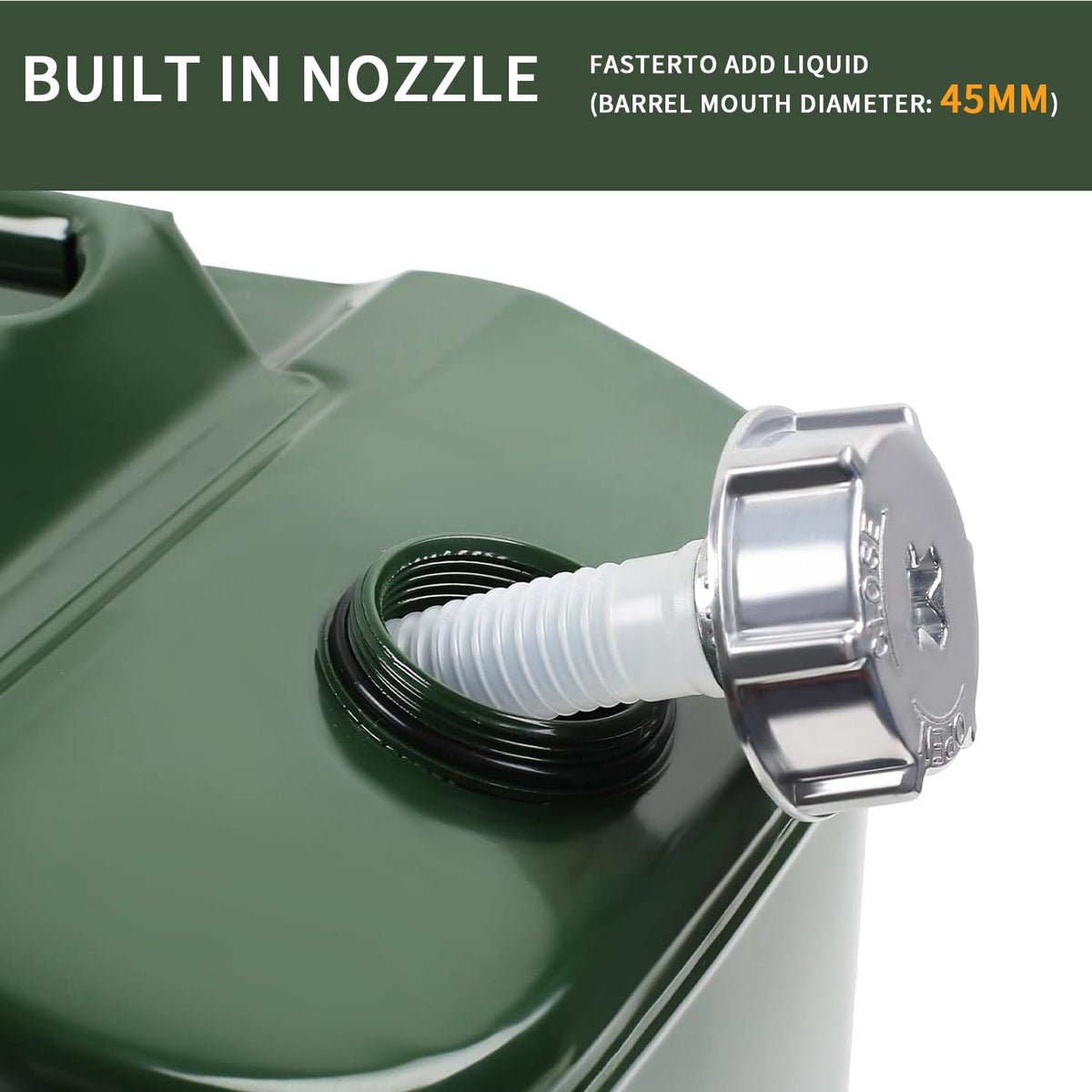 5 Gallon Metal Watering Can with Removable Spout Z72997