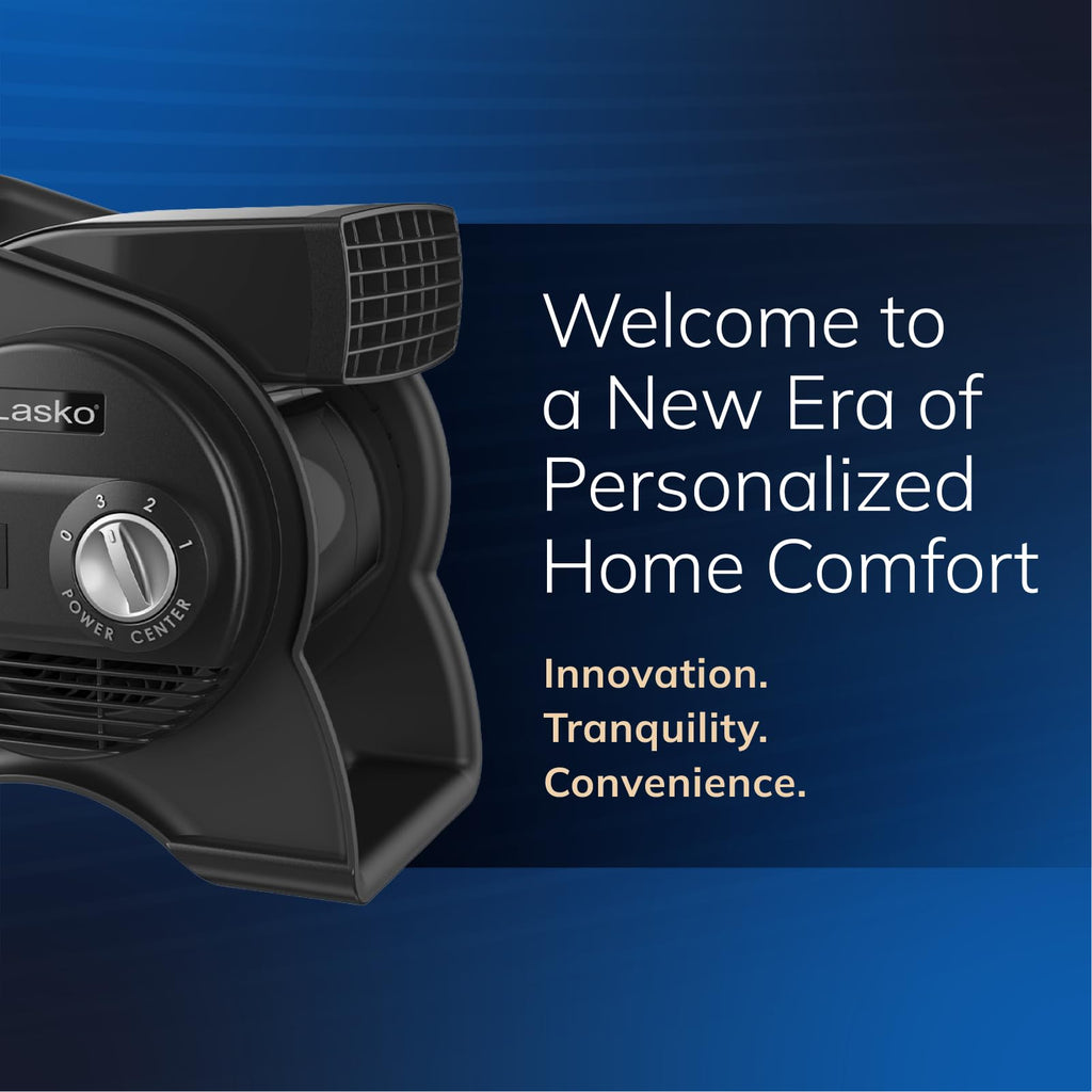 Black 12" Pivoting High Velocity Portable Utility Fan O79863