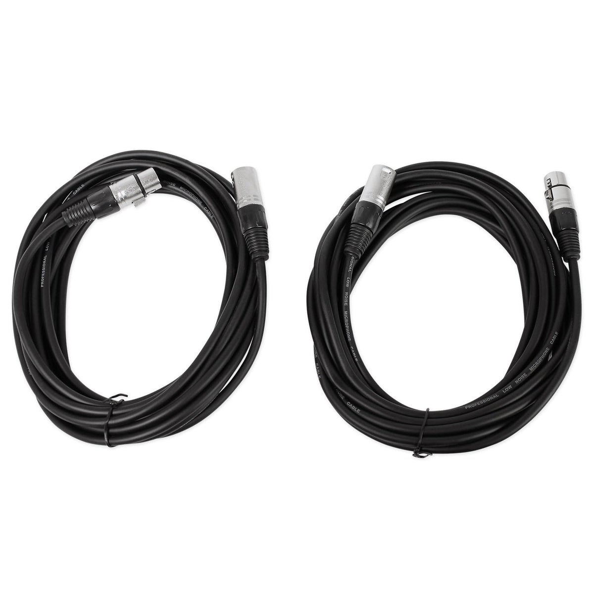 Adjustable Speaker Light Stands Pair with XLR Cables Z354308