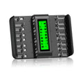16 Bay Rechargeable Battery Charger with LCD Display V34571