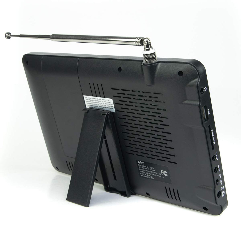 9" Portable LCD TV Rechargeable Battery Powered O913