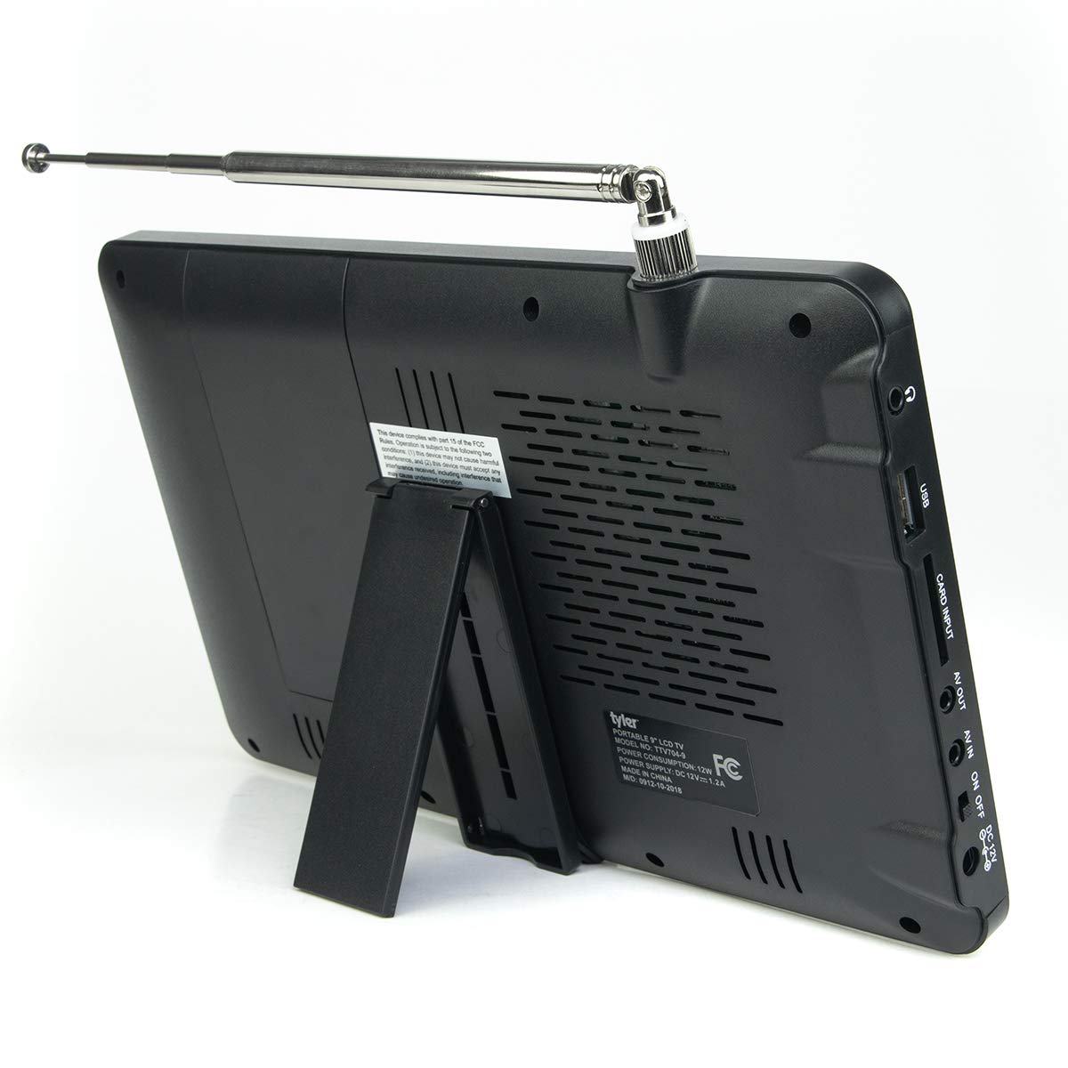 9" Portable LCD TV Rechargeable Battery Powered O913