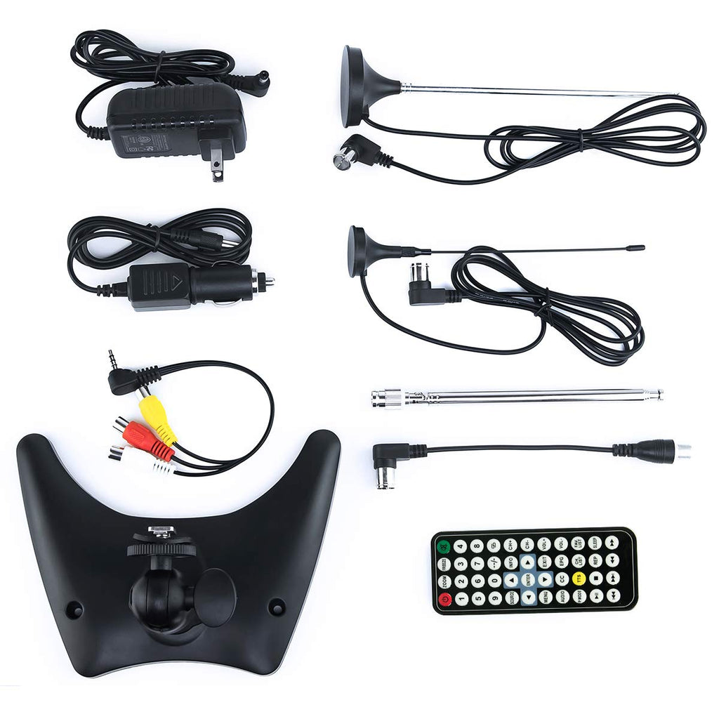 9" Portable LCD TV Rechargeable Battery Powered O913