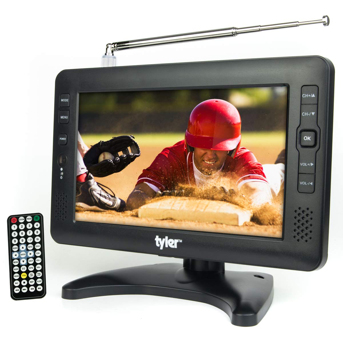 9" Portable LCD TV Rechargeable Battery Powered O913