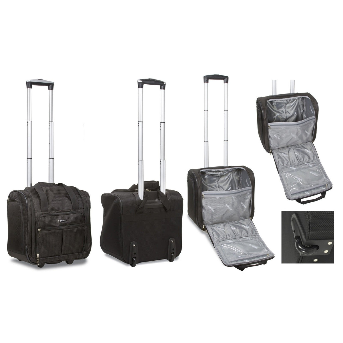 Lightweight Underseat 15-Inch Carry-On Rolling Luggage N5414