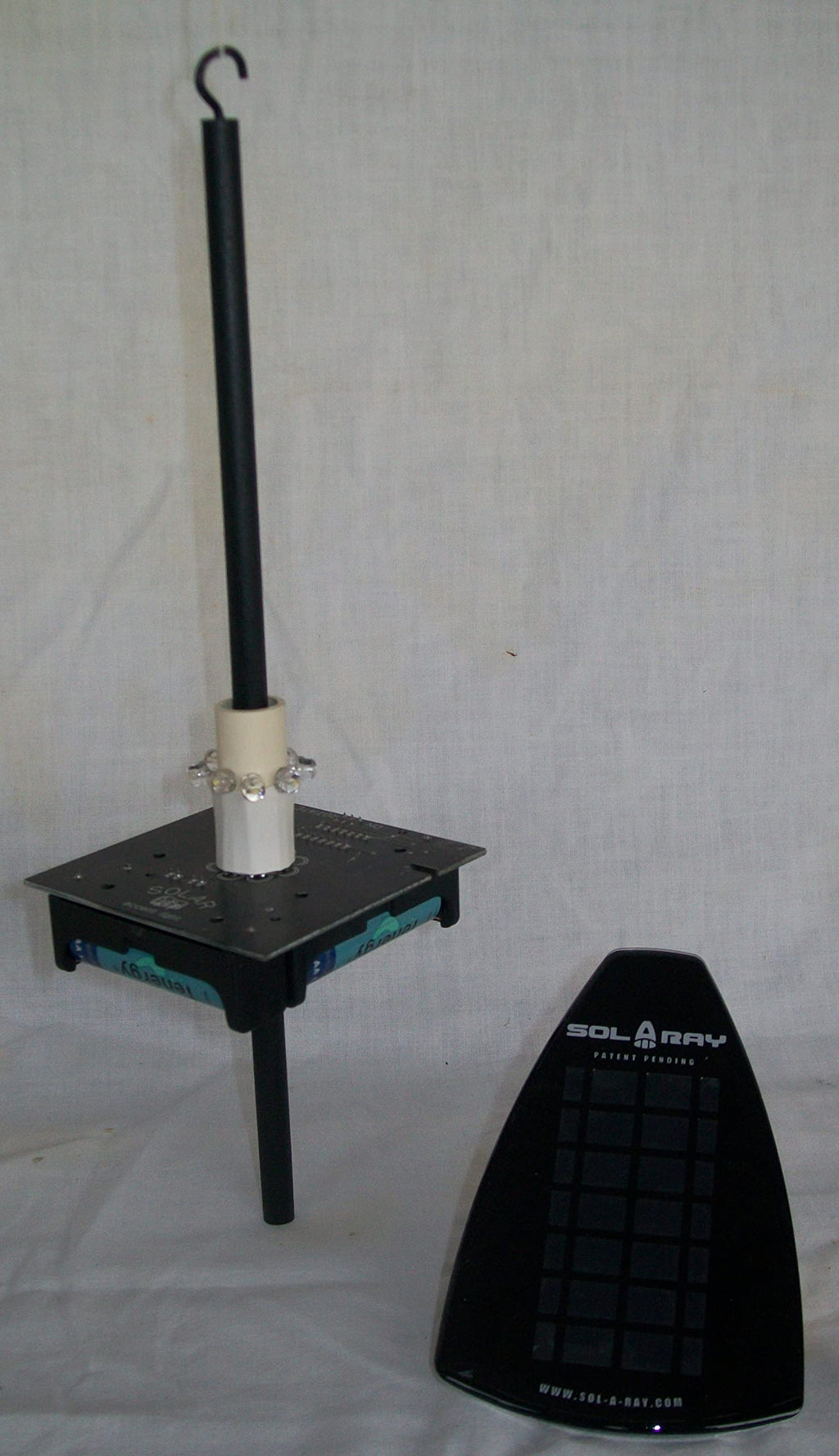 Amish-Made 48" Tall Outdoor Lighthouse with Solar LED Light O249