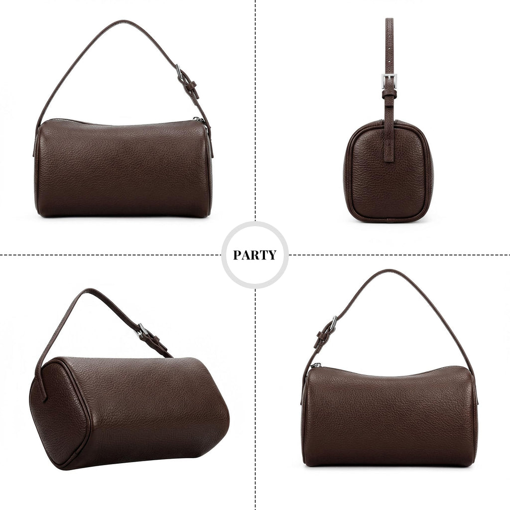 Small Vegan Leather Purse With Adjustable Strap H463