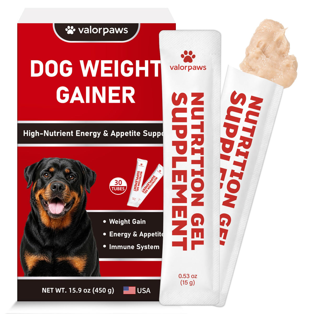 High Calorie Weight Gain Supplement for Dogs with Probiotics, Taurine & Vitamin E T20874