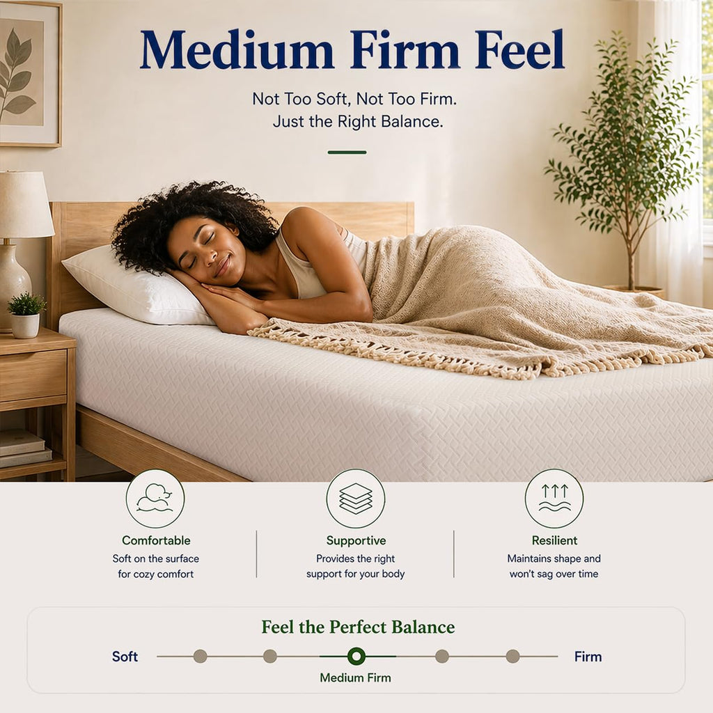 Twin Size 5 Inch Memory Foam Mattress V5901