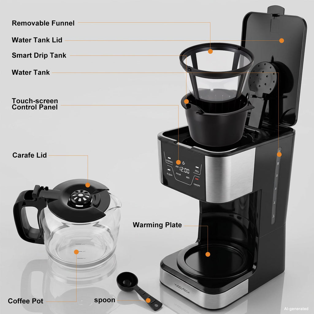12-Cup Programmable Drip Coffee Maker K53674