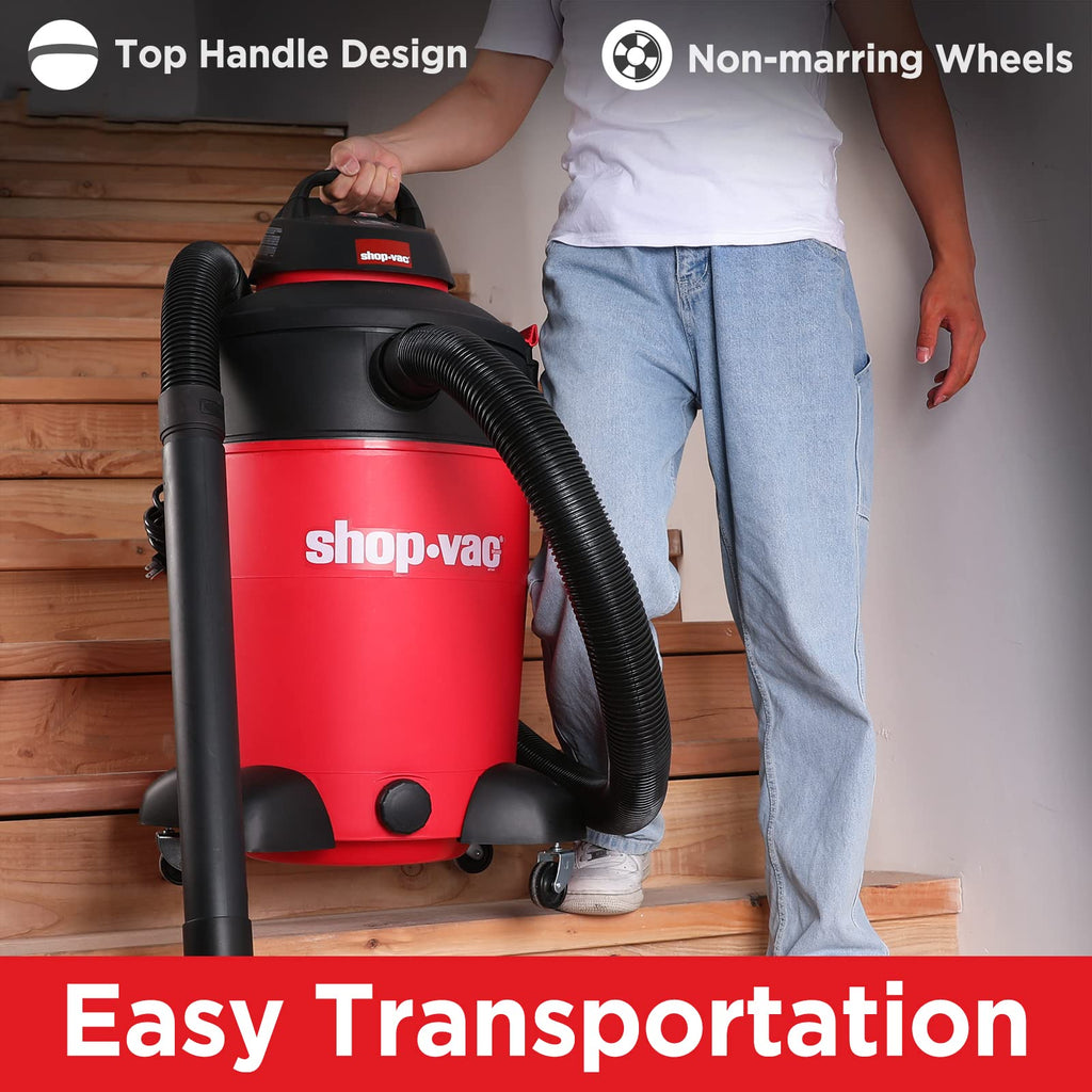 16 Gallon 6.5 Peak HP Wet/Dry Vacuum V7644