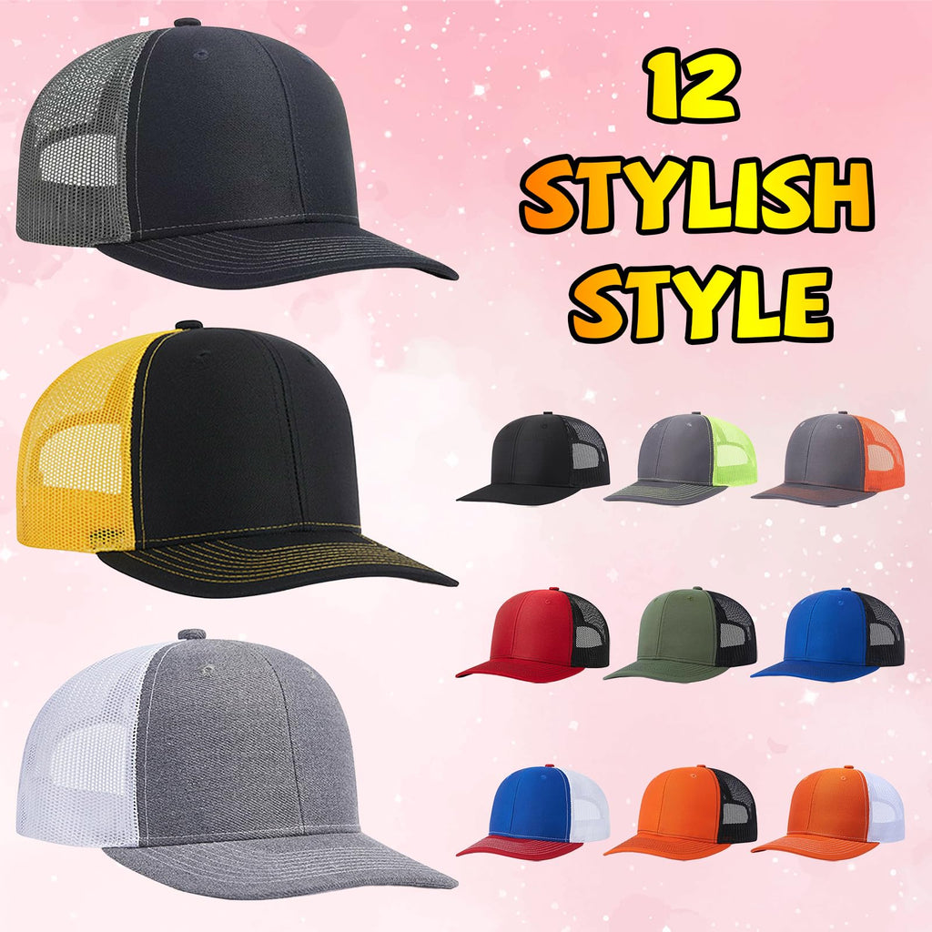 Custom Trucker Hat with Text Photo Logo L666
