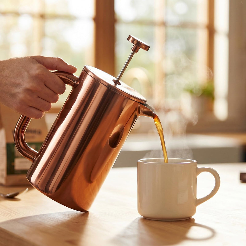 8 Cup Double Wall Insulated Stainless Steel French Coffee Press U573180
