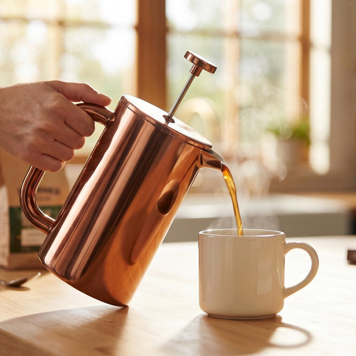 8 Cup Double Wall Insulated Stainless Steel French Coffee Press U573180