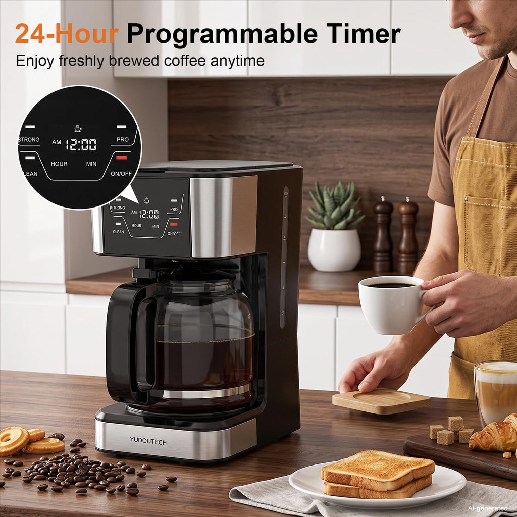 12-Cup Programmable Drip Coffee Maker K53674