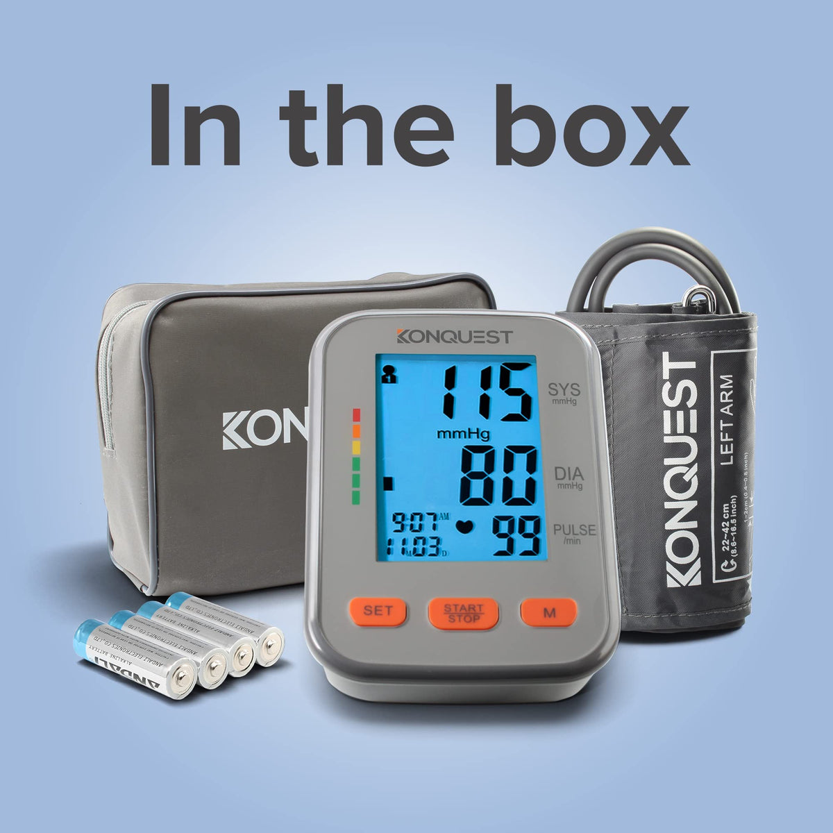 Automatic Upper Arm Blood Pressure Monitor Extra Large Cuff Q81834