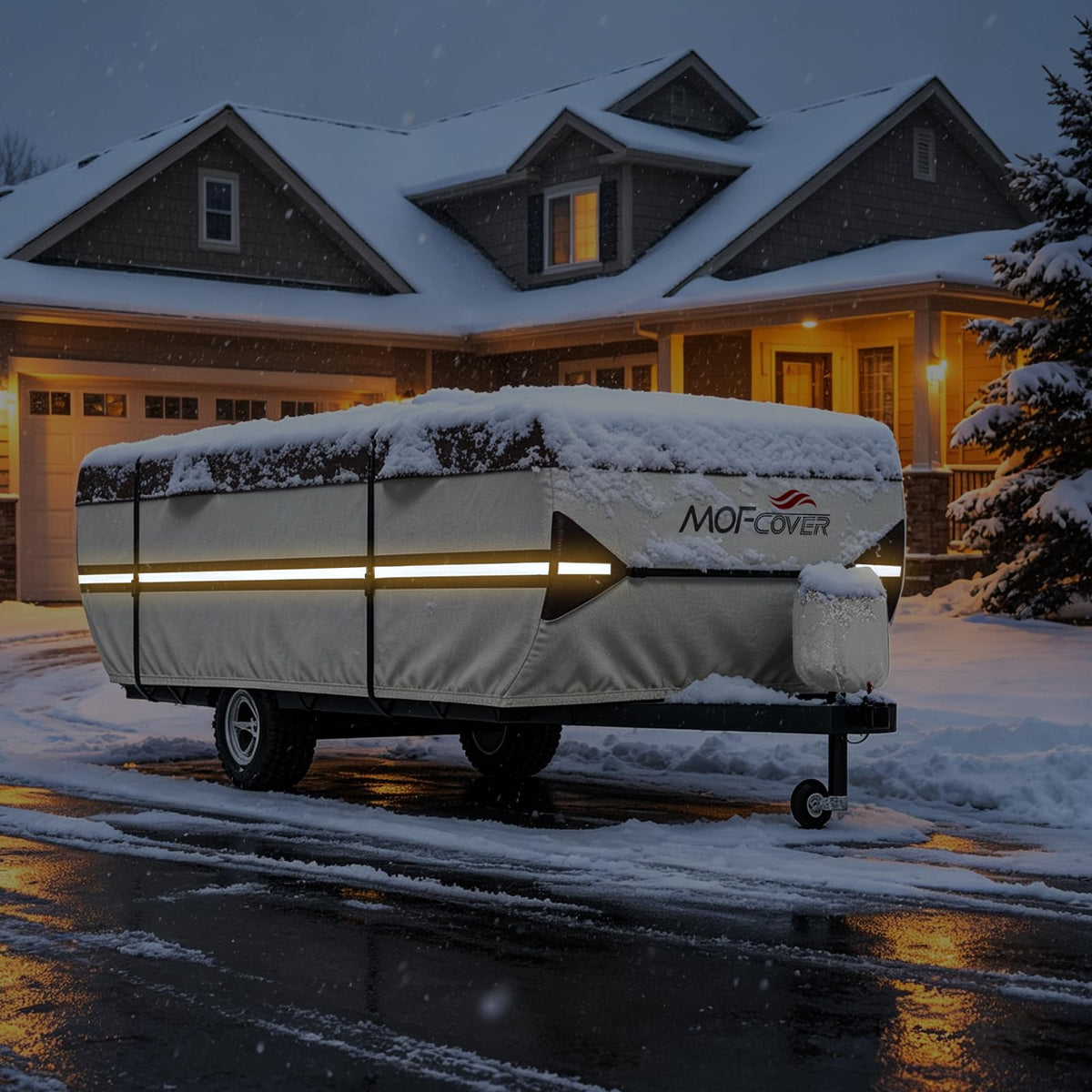 9 Layers Waterproof 14-16ft Pop Up Camper Cover W34321