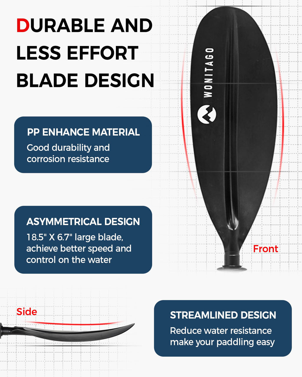 Adjustable Lightweight Kayak Paddle S18787