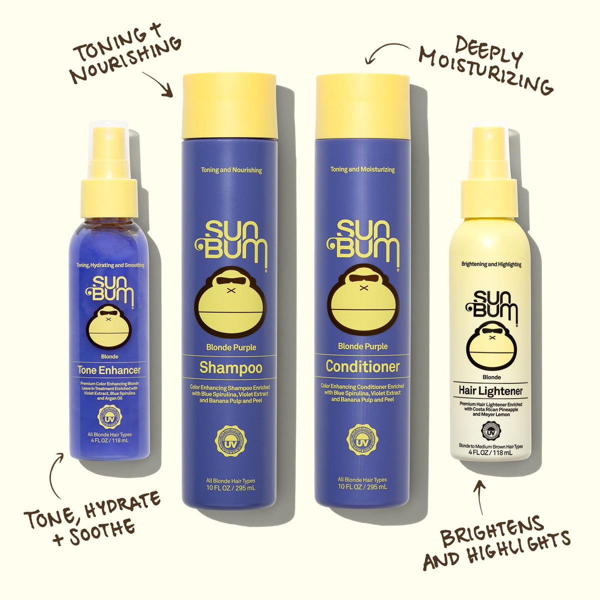 Purple Shampoo & Conditioner Bundle 10 oz Each O2133