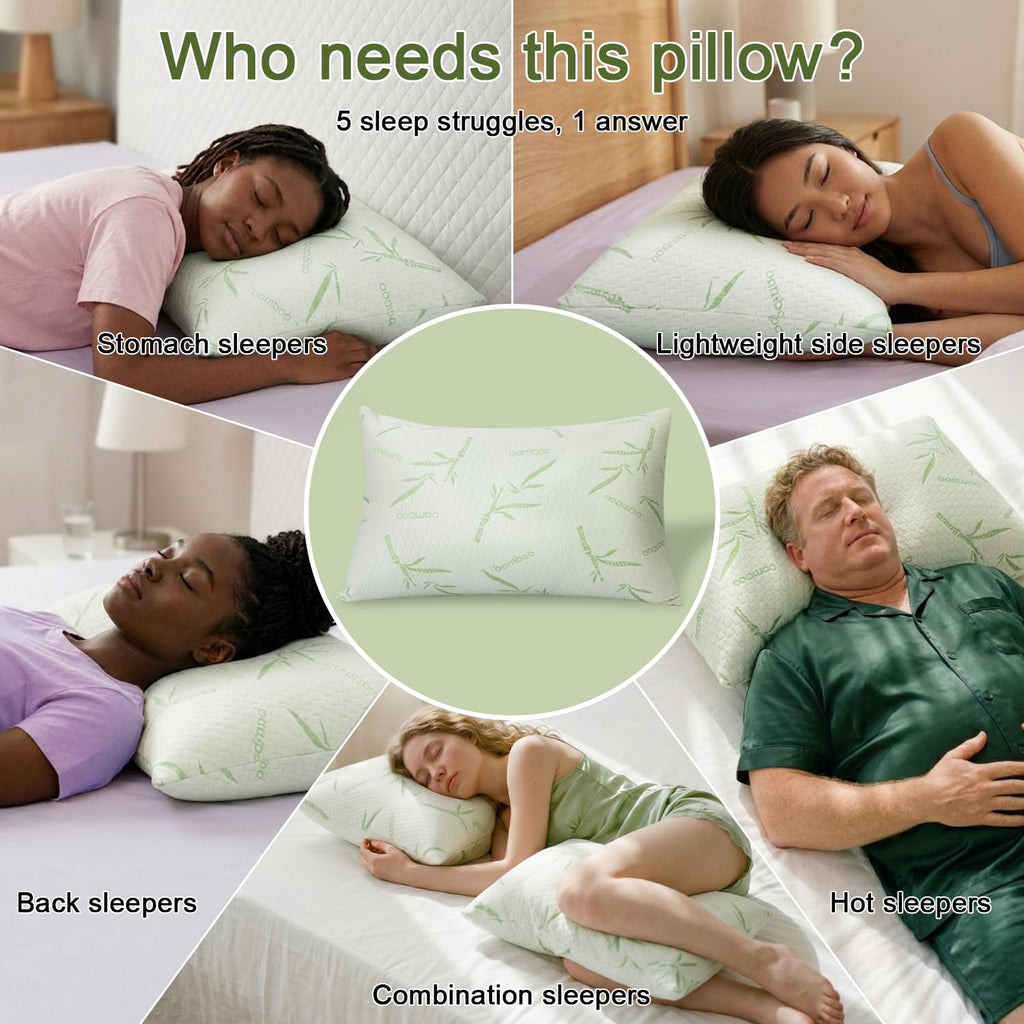 King Size Pillows Set of 2, Soft, Machine Washable K57961