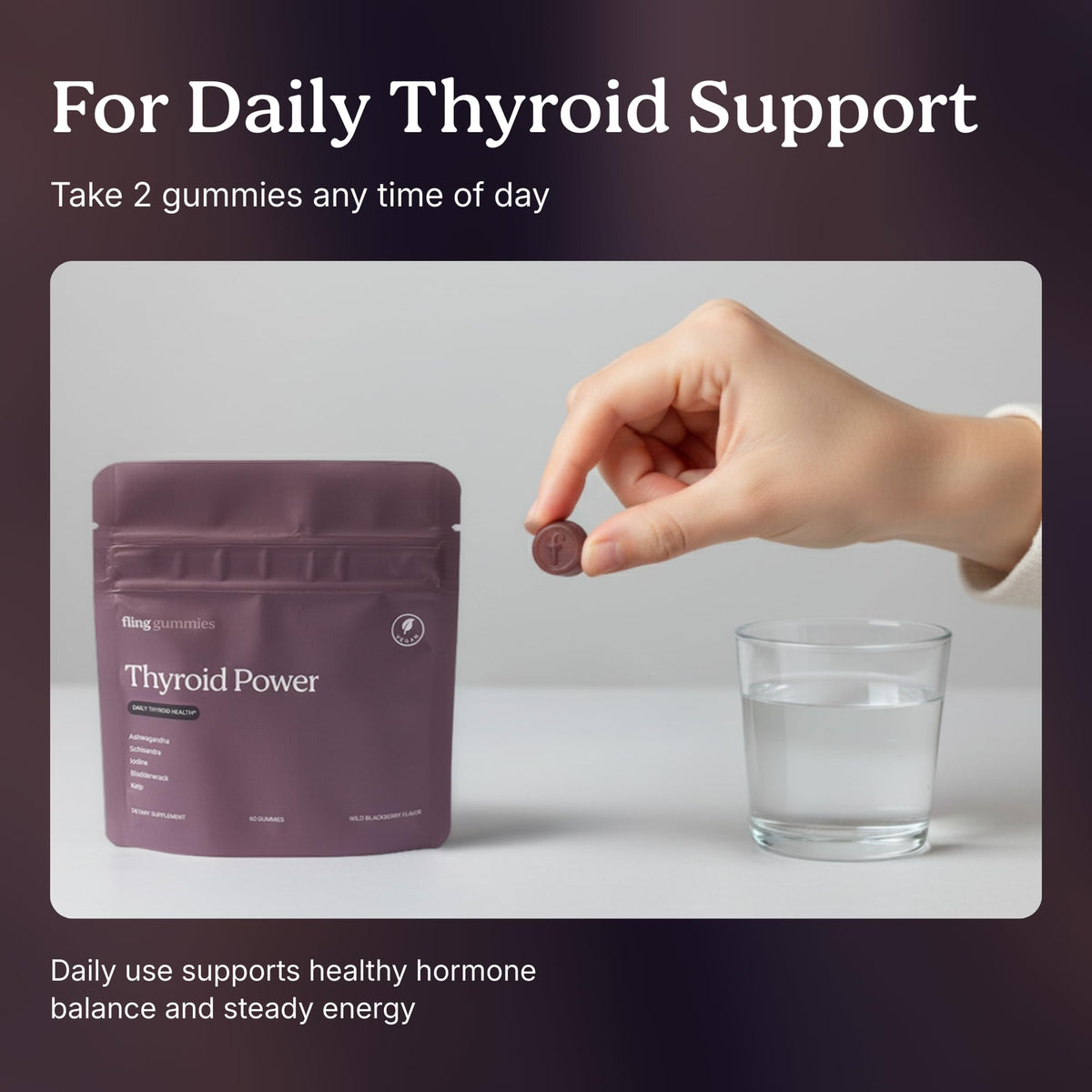 Thyroid Support Gummies 60 Count O6138