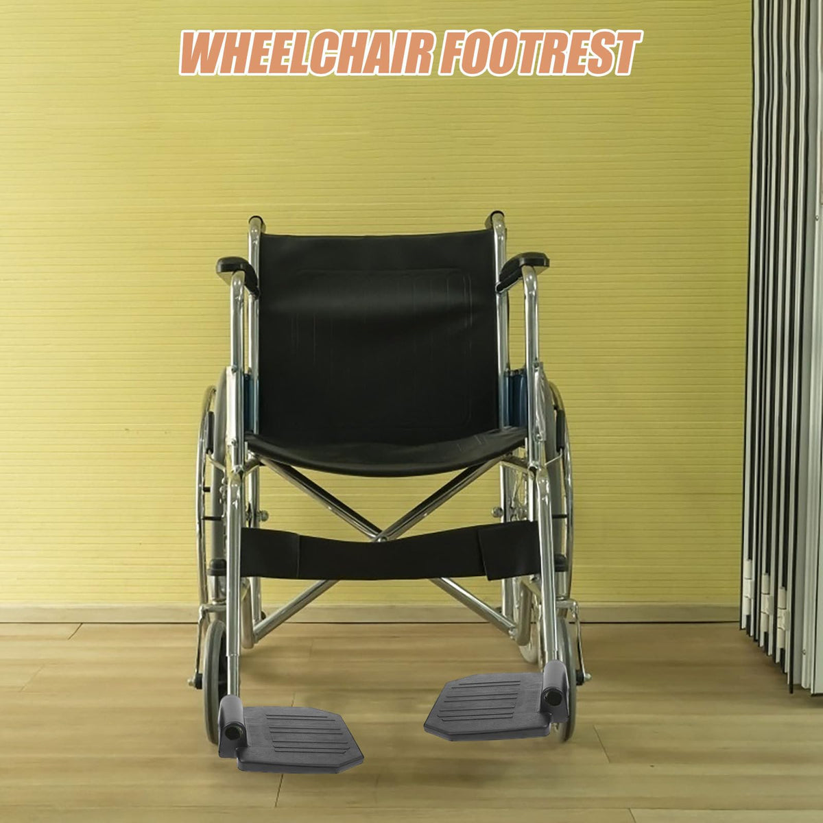 Replacement Wheelchair Footrest 2pcs Heavy Duty X5844